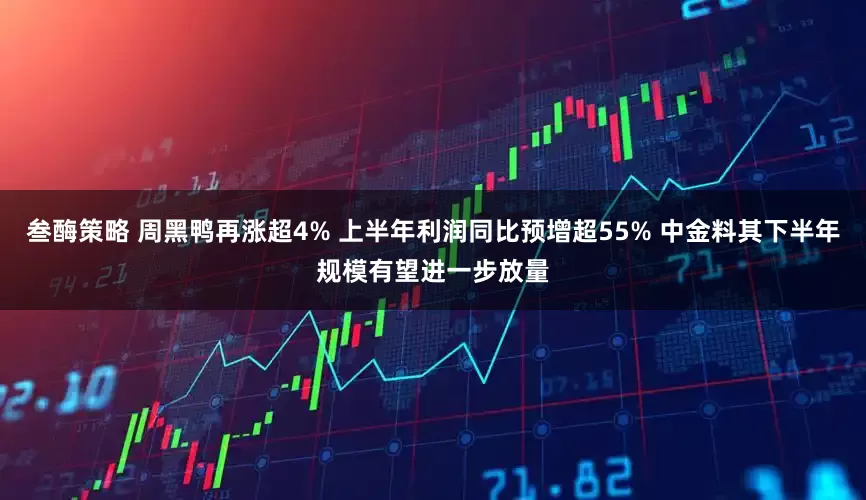 叁酶策略 周黑鸭再涨超4% 上半年利润同比预增超55% 中金料其下半年规模有望进一步放量
